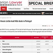 VdA , Morais Leito lead M&A deals in Portugal